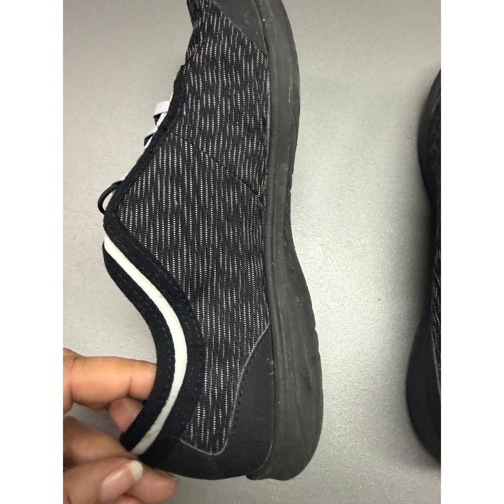 Clarks Cloudsteppers Sillian Tino Womens Black White Pinstripe Walking Shoes - Picture 8 of 9